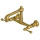 thumbnail image 1 of Grifo de baño de montaje en pared Kingston Brass KS7247BL, latón cepillado, 1 of 3