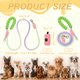 thumbnail image 2 of Correa para Perro Uxcell con Manos Libres Acolchadas, Correa de Entrenamiento Ajustable de 4.9 pies/1.5 m, Cuerda Resistente Sin Tirones (Azul Rosa, Bolsa Rosa), para Mascotas Grandes y Medianas, 2 of 7