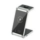 thumbnail image 1 of Cargador Inalámbrico 3 en 1 Plegable De Sobremesa Diseño Metálico Compatible Con iPhone AirPods Apple Watch Carga Rápida Inteligente Adaptación A La Corriente-Negro, 1 of 6
