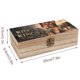thumbnail image 2 of El Rey de Reyes Caja Organizadora de Madera Rústica - Caja Decorativa Multifuncional para Escritorio, Hogar, Oficina, Joyas y Manualidades, 2 of 6