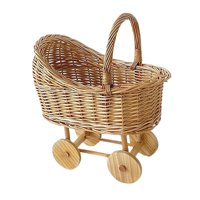 Bothyi - Cesta De Flores En Forma De Cochecito, Accesorios De Novia Para Eventos, Ceremonia De Boda L