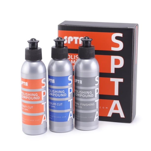 Compuesto para pulir SPTA Mix removedor de rayones y marcas circulares para auto 120 ml