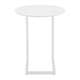 thumbnail image 4 of Mesa Auxiliar Zuo Noga Blanca con Tapa Redonda de Aluminio 18 kg, 4 of 8