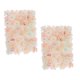 thumbnail image 2 of Panel De Pared De Flores De Hortensia Rosa Artificial De 2 Piezas Blanco Y Champán, 2 of 6