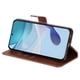 thumbnail image 2 of Funda tipo cartera para Samsung Galaxy S26 Plus con bolsillo con cremallera y ranuras para tarjetas – Función de soporte Marrón, 2 of 5
