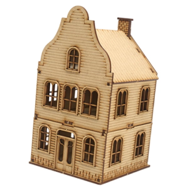 Kit De Modelo De Construcción Europeo A Escala 1/72 Para Bricolaje, Colección, Juguete De Pasatiempo, Modelo De Arquitectura, Estilo C