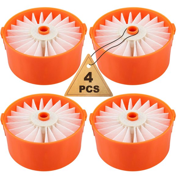 Pack de 4 Filtros para Aspiradora Chuancheng Compatible con Black+Decker BSV2020