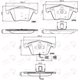 thumbnail image 2 of Pastillas Freno para auto Volkswagen Passat 2005-2010 Delantero, 2 of 4