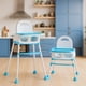 thumbnail image 3 of Silla Comer Bebe Altura Regulable Easy Travel Celeste, 3 of 7