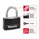 thumbnail image 2 of Padlock Master Lock 141D recubierto de vinilo resistente a la intemperie, 2 of 6