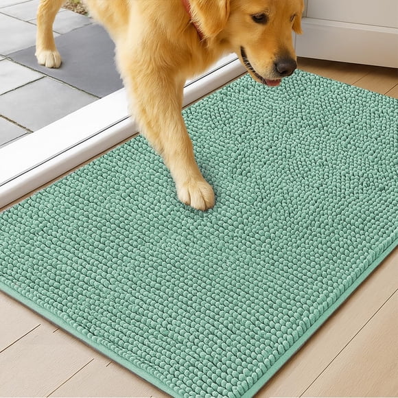 Alfombra para puerta de perro MUDGUARD MAT 91 cm verde mar absorbente