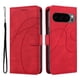 thumbnail image 1 of Funda tipo cartera con tapa para Google Pixel 10 Pro 5G con tarjetero, soporte y cubierta magnética Rojo, 1 of 5