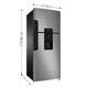 thumbnail image 3 of Refrigerador Top Freezer 415L Brutos Platinum Mabe RMP415JUT, 3 of 10