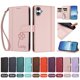 thumbnail image 4 of Funda Cartera Trébol para Samsung Galaxy A06/A07 4G/5G con Ranuras Tarjetas y Carga Inalámbrica Rosa, 4 of 6