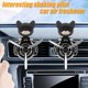 thumbnail image 4 of Ambientadores para coche Dhocwuotl con diseño de oso piloto y 8 tabletas de fragancia, 4 of 6