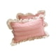 thumbnail image 1 of Fundas de almohada de poliéster con rayas rosas de la colección Vintage, estándar, transpirables (2 unidades), 1 of 3