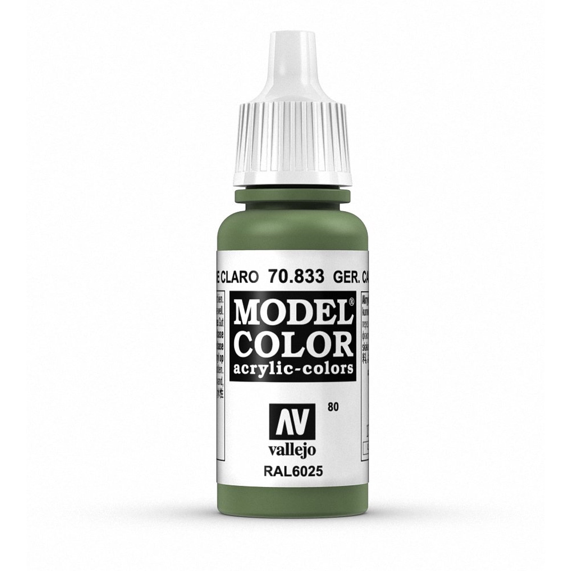 Pintura Vallejo Model Color Camo Verde Claro 17 Ml