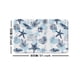 thumbnail image 1 of 1pc Stylish and Elegant Non-Slip Bathroom Mat with Starfish and Seaweed Print - Absorbent and Anti-Skid Floor Pad for Indoor and Outdoor Use - 16x24inch/20x31inch - Perfect Gift for Bathroom Decoratio, 1 of 4