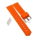 thumbnail image 3 of banda de correa de reloj de goma de silicona impermeable de hebilla de acero inoxidable 21mm, 3 of 4