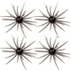 thumbnail image 1 of Cebo dado peludo 4 uds pesca lubina flotante TPR vinilo estrella reflectante, 1 of 8