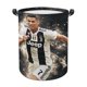 thumbnail image 1 of Cristiano Ronaldo Cesta de lavandería de gran capacidad redonda con asa, bolsa para ropa sucia plegable, almacenamiento para dormitorio, baño y lavadero 44x35 cm, 1 of 6