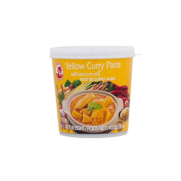 Pasta de Curry Amarillo Pote, 400 g