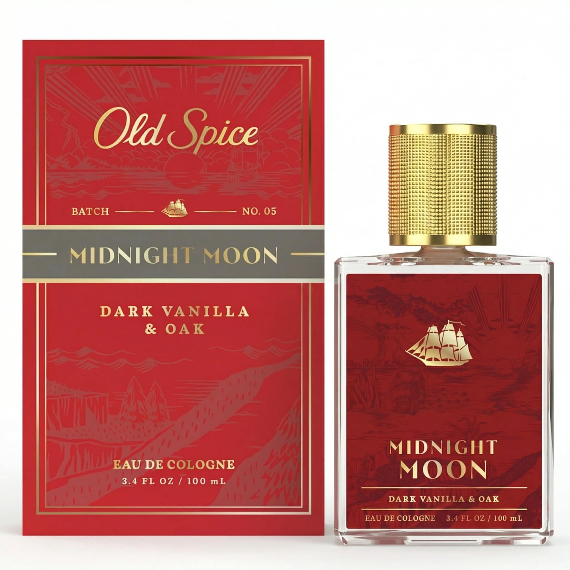 Colonia Old Spice Signature Midnight Moon, 100 Ml, Para Hombre
