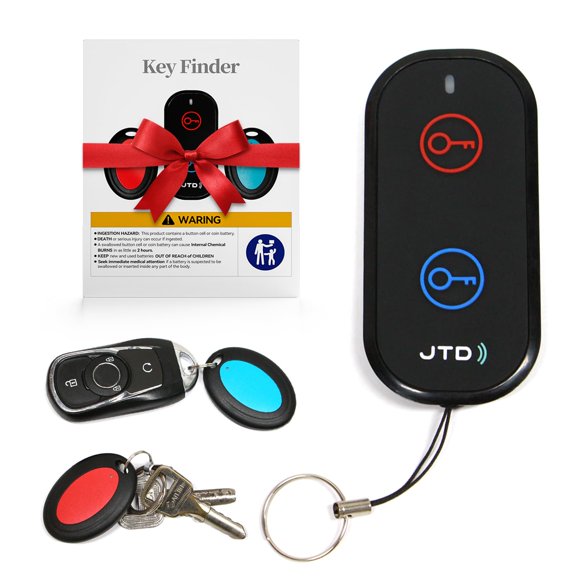 Localizador de llaves J-Tech Digital pack de 2, 85 dB, alcance de 40 m