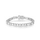 thumbnail image 1 of Pulseras de Tenis de Moissanita de 5 Mm para Mujer Color D VVS1 Plata Oro Pulsera de Tenis Cepillada Sólida Pulsera de Plata Esterlina 925 Joyería para Mujer 16-20 Cm, 1 of 7