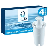 Filtro De Agua Brita Plus De Alta Densidad Sin Bpa, 4 Filtros