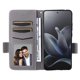 thumbnail image 3 of Funda Cartera para Motorola X70 Air Tapa Flip con Ranuras y Soporte Gris, 3 of 5