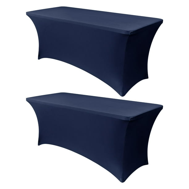 Peomeise De 8 Pies Spandex Cubierta De Mesa Rectangular Spandex Table