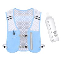 Ioensy - Chaleco Para Correr Resistente Y Ligero Para Mujeres Y Hombres, Ideal Para Actividades Al Aire Libre, Senderismo Y Ciclismo, Color Azul.