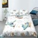 thumbnail image 1 of Cartoon Propeller Aircraft Family Quilt Duvet Cover Set Bedroom Decor3-Piece Bedding Set, 1 of 5