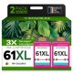 thumbnail image 1 of Cartucho de tinta TESEN 61XL a color (2 unidades), 1 of 7
