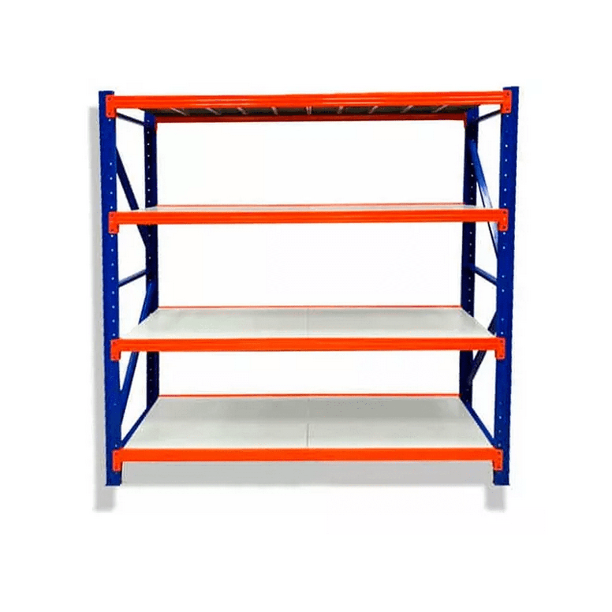Genérico - Estante Metálico Rack 200x200x60cm Sin Pernos Soporta 800kg Color Azul