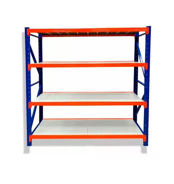 Genérico - Estante Metálico Rack 200X200X60Cm Sin Pernos Soporta 800Kg Color Azul