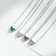 thumbnail image 5 of Colgante con colgante de corazón de plata de ley, 5 of 7