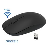 Philco - Mouse Inalambrico Usb Ergonomico 3 Botones Negro