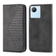 thumbnail image 1 of Funda Flip FOXDOCK para Realme C30 , Estilo Billetera con Diseño Rombo, Correa de Mano y Soporte, Uso Diario, 1 of 6