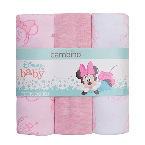 Bambino Tutos X 3 Minnie Disney