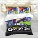 thumbnail image 5 of Héroes de Goo Jit Zu Conjunto de sábanas temático, trío de piezas, cómodo y amigable con la piel, diseño único, regalo de decoración para el hogar para familiares, amigos y fans,140cm *210cm, 5 of 6