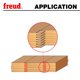 thumbnail image 5 of Fresa Freud 3,5 cm de diámetro, eje 1/2 " y 2 cortadores, 5 of 6