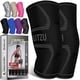 thumbnail image 1 of Rodillera BLITZU Compression para mujer y hombre, paquete de 2 unidades, color negro M, 1 of 6