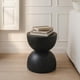 thumbnail image 1 of Mesa Lateral Piedra Luna Tempus Negro, 1 of 9
