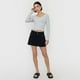 thumbnail image 4 of Polera Mujer M/L Cuello V Gris Melange Corona, 4 of 5