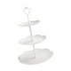 thumbnail image 1 of Bandeja De Frutas Secas, Soporte De Exhibición Para Platos De Comida, Vajilla Para Comedor, Postre, Hogar, 26cmx26cmx40cm, Redondo, Blanco, 1 of 3