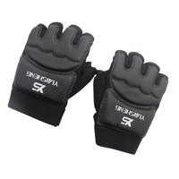 Ioensy - Guantes De Kickboxing Mitones Ajustables De Medio Dedo Guantes De Combate Para Mujeres Mma M