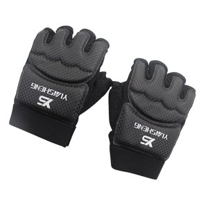Ioensy - Guantes De Kickboxing Mitones Ajustables De Medio Dedo Guantes De Combate Para Mujeres Mma M