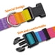thumbnail image 3 of Collar para perro WEZEBEL ajustable de poliéster suave arcoíris talla L, 3 of 6